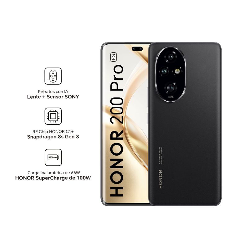 Smartphone-HONOR-200-Pro-12GB-512GB---Negro