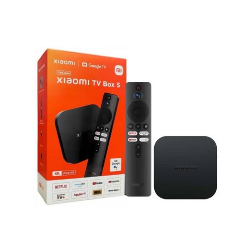 Xiaomi Mi TV Box S 4K 2nd Gen, Android TV - Negro