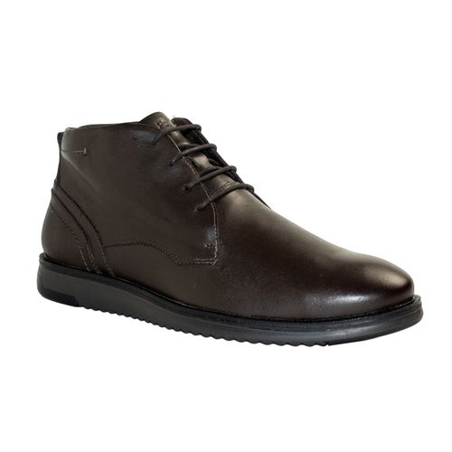 Botines Para Hombre Cuero Hammer Marrón Hush Puppies