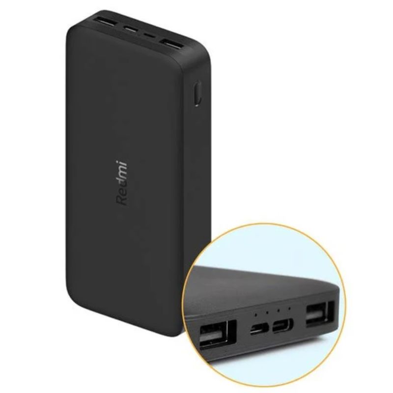 Cargador-Portatil-Xiaomi-Redmi-20000mAh-18W-Fast-Charger-Negro