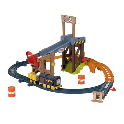 Pista De Juguete Thomas And Friends Motorizada De Construcción Diesel