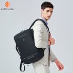 Mochila-Arctic-Hunter-B00227-Expandible-Viaje-Negro