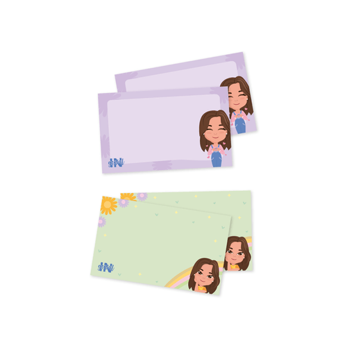 Set de mininotas Ariana x 4 unds.