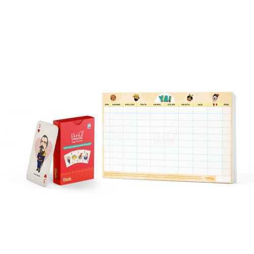 Pack de juegos de mesa: tutti frutti + juego de cartas