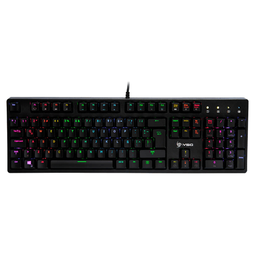 Teclado Mecánico Gamer RGB Alnilam Black VSG Switch Brown