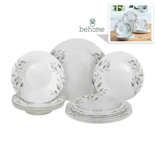 Set de 18 Platos Ecovidrio Foresti