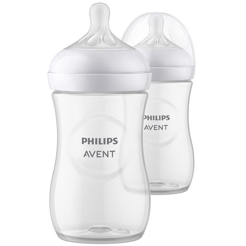 Biberón AVENT Nat Resp3.0 X2 260Ml Flow3