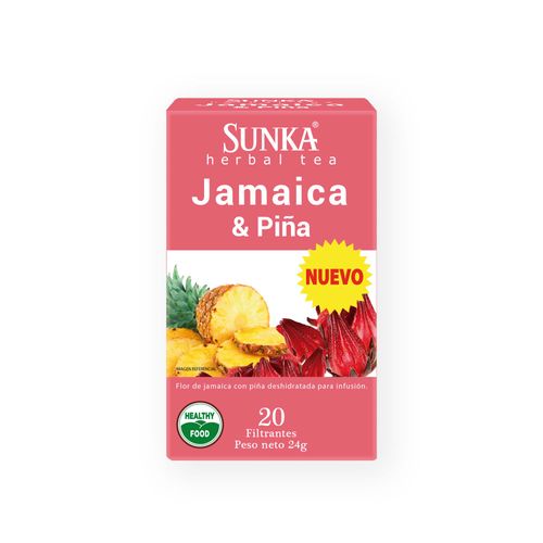 Filtrantes SUNKA Jamaica y Piña Caja 20un