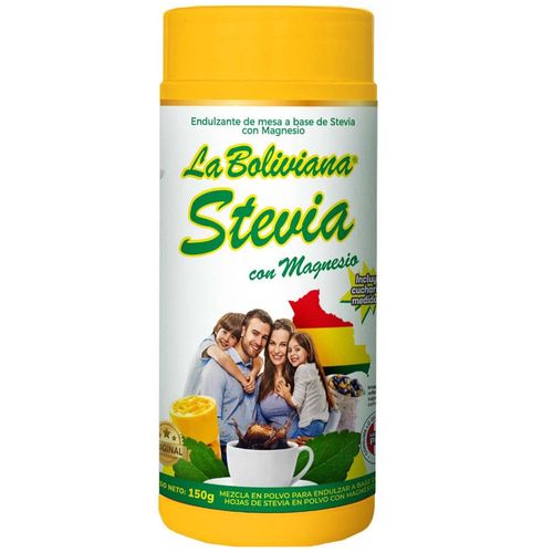 Stevia LA BOLIVIANA con Magnesio Frasco 150g