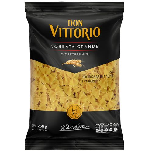 Fideos Corbata Grande DON VITTORIO Bolsa 250g pv