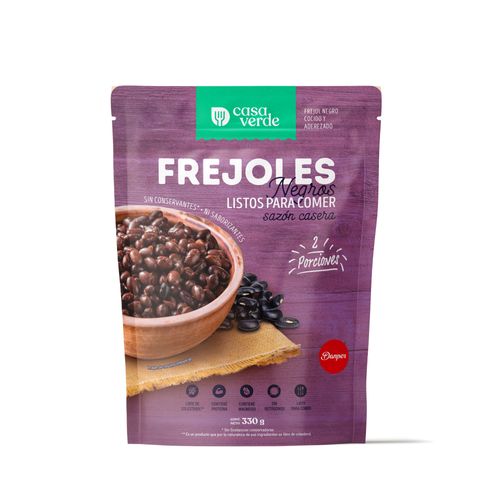 Frejoles Negros Aderezados CASA VERDE Doypack 360G