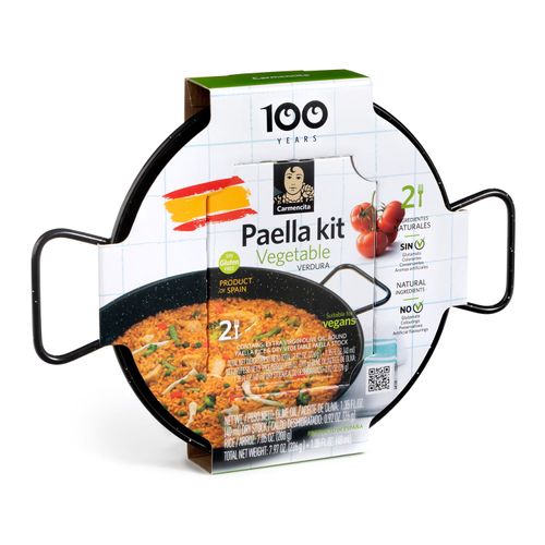 Pack Paella Verde CARMENCITA Paquete 266g + Paelle