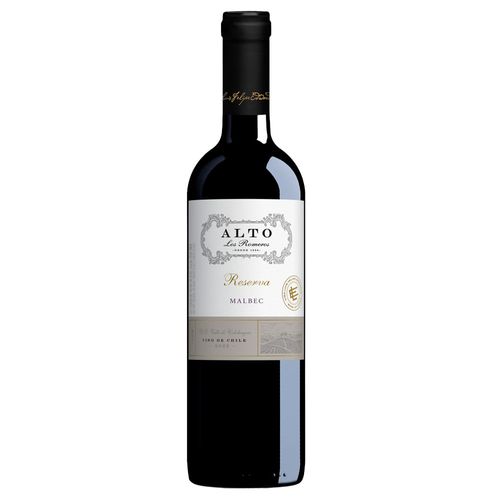 Vino Tinto ALTO LOS ROMEROS Malbéc Botella 750ml
