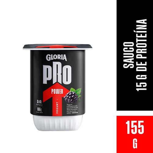 Yogurt GLORIA Pro Power Sabor Sauco Vaso 155g