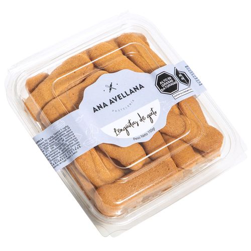 Lenguitas de Gato ANA AVELLANA Bandeja 150g