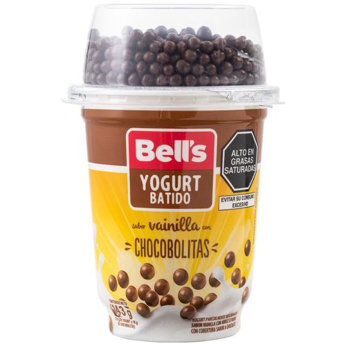 Yogurt de Vainilla BELL'S con Bolitas de Chocolate Vaso 125g