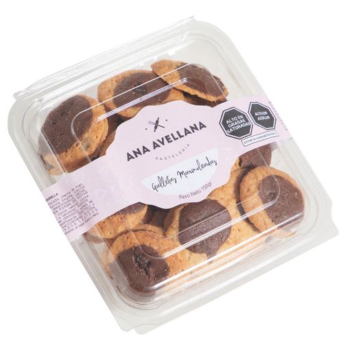 Galletas Marmoleadas ANA AVELLANA Bandeja 150g