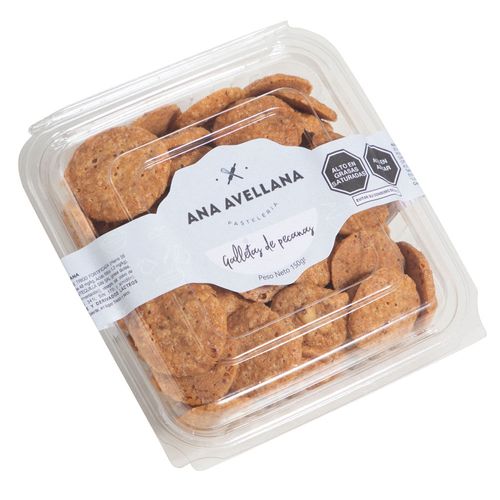 Galletas con Pecanas ANA AVELLANA Bandeja 150g