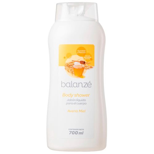 Jabón Líquido Corporal BALANZÉ Avena Miel Frasco 700ml
