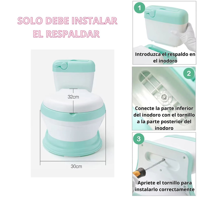 Bacin-de-Entrenamiento-para-Bebes-y-Niños-Musical-Verde-Agua