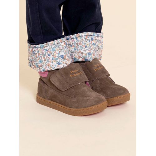 BOTÍN PARA NIÑA GAMUZA BRUNOS VL MARRÓN HUSH PUPPIES