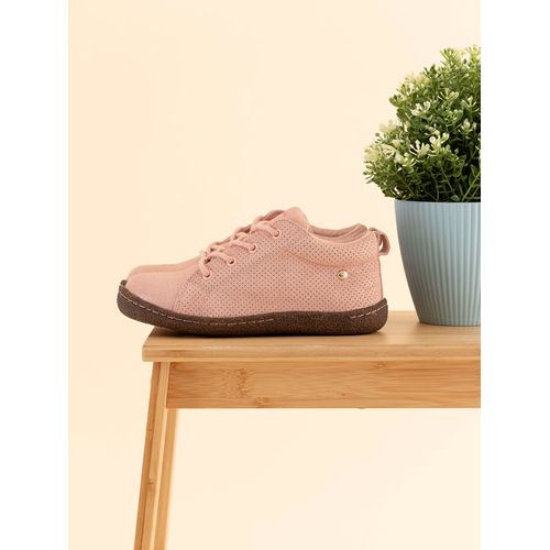 ZAPATILLA PARA NIÑA GAMUZA HERVEY ROSADO HUSH PUPPIES
