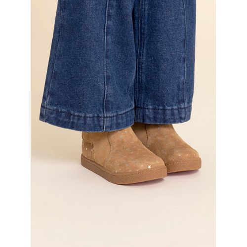 BOTA PARA NIÑA GAMUZA BONNIE MARRÓN HUSH PUPPIES