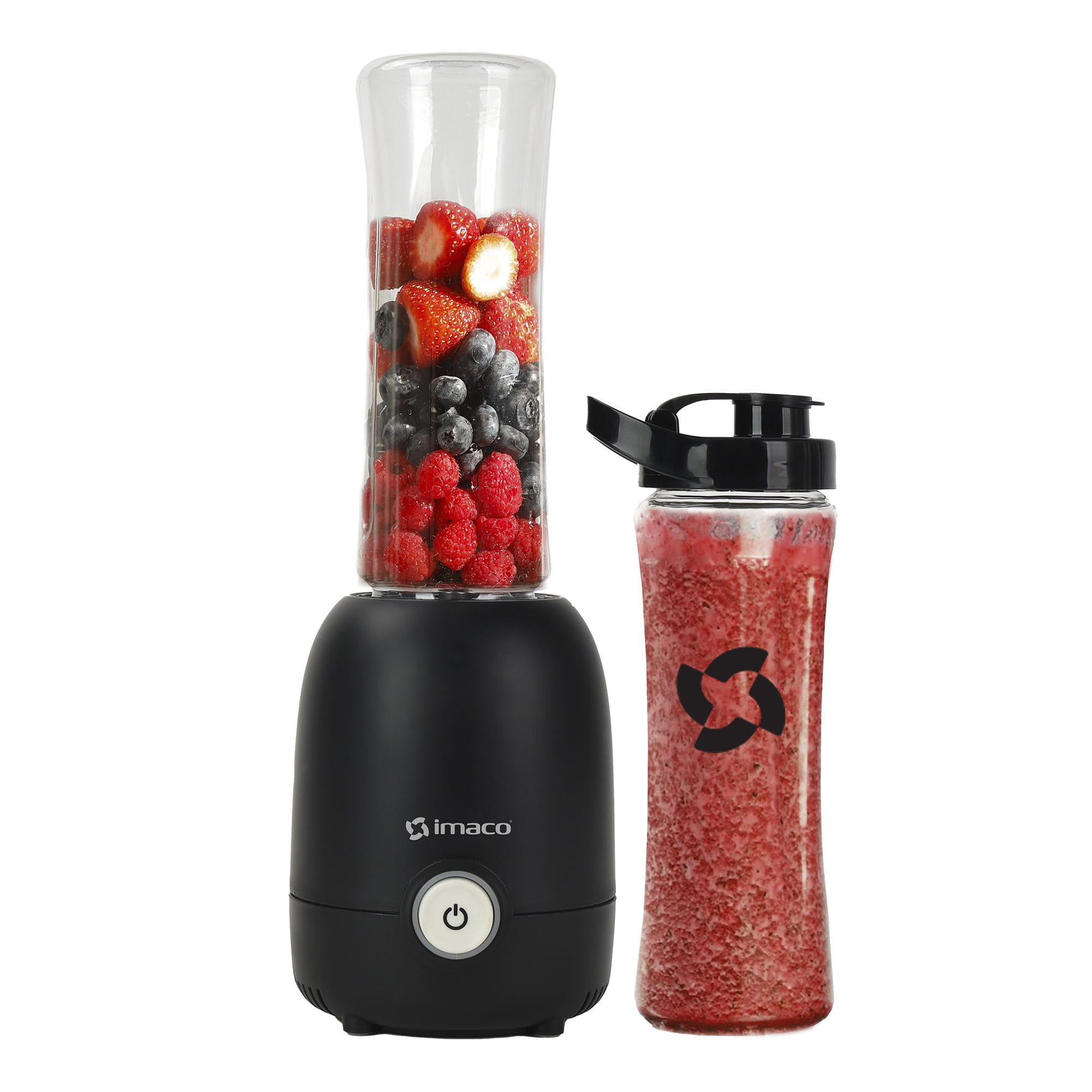 Licuadora personal 600ml c/vaso to-go quick mix imaco bl9651tg
