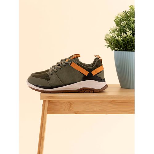 ZAPATILLA PARA NIÑO CUERO MOVELAND VERDE HUSH PUPPIES