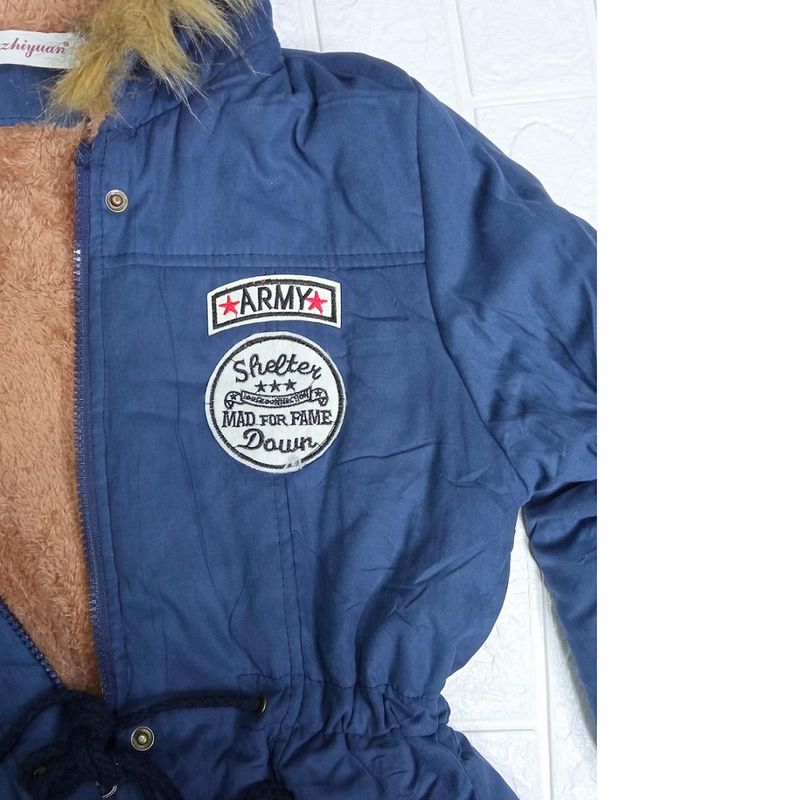 Parkas-Army-abrigo-de-invierno-chaquetas-de-mujer-asiaticas---Azul-XXXL