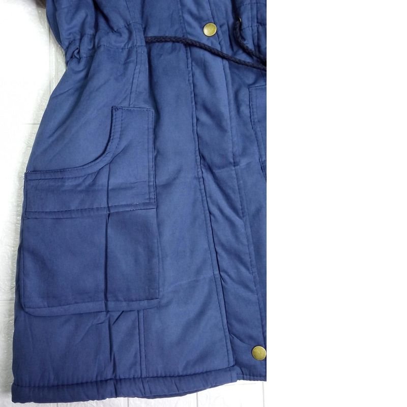 Parkas-Army-abrigo-de-invierno-chaquetas-de-mujer-asiaticas---Azul-XXXL