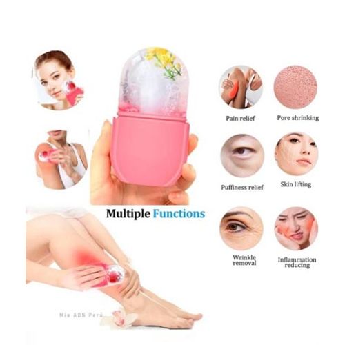 Rodillo de Hielo para Cara y Ojo Masaje Facial Bohaluo Gua Sha