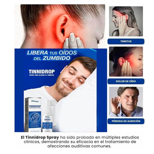 TINNIDROP SPRAY PARA ZUMBIDO DE LOS OÍDOS