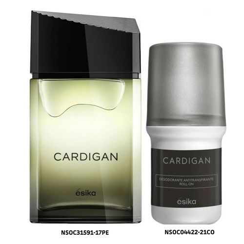 Set Esika Cardigan Colonia y Desodorante For Men