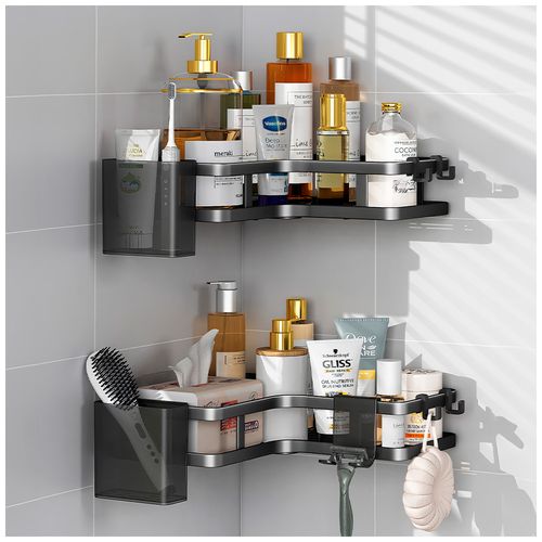 Set de 2 Esquineros para Baño con Adhesivo JL9