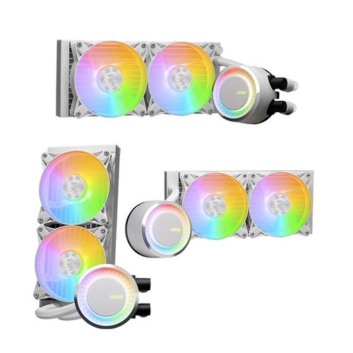 Refrigeracion liquida MSI MAG CORELIQUID E240 2 Ventiladores Blanco