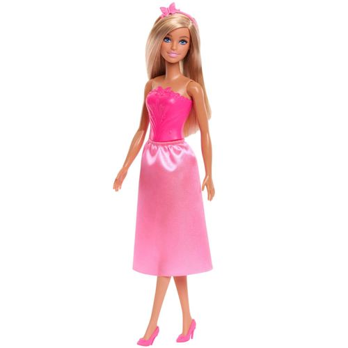 Muñeca Barbie Doncella Vestido Rosa