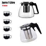Tetera-de-vidrio-con-4-tacitas-Jarra-de-1Litro