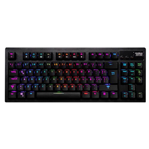 Teclado Mecánico VSG Quasar RGB Switch Blue Negro Español