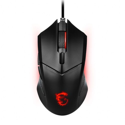 Mouse óptico Gamer MSI Clutch GM08, 4200 dpi, negro, 6 botones, USB