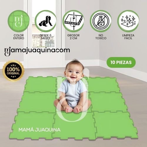 Piso Didáctico «COLOR FLOOR PLUS» 2cm Verde