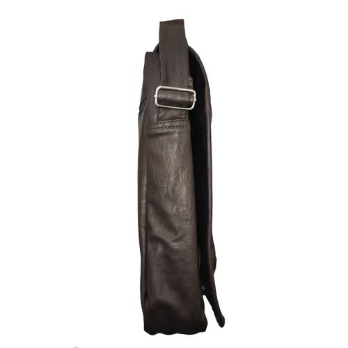 Morral de Negocios Marron-2 Casual Hombre Portalaptop 13pulg (34×27×7) Cuero Liso