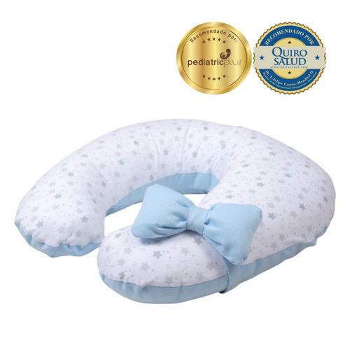 Almohada de lactancia 5 en 1 Celeste Estrellas Maternelle