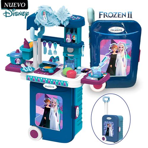 Juguete Set De Cocina y Maleta 3 En 1 Frozen II