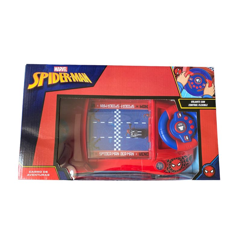 Juguete-Coche-de-Carrera-Consola-SPIDERMAN-y-Sonido