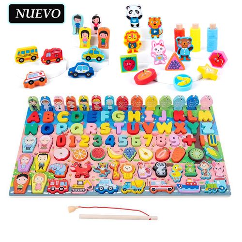 Juego Didáctico Pesca Multifuncional 8 en 1