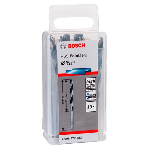Bosch Broca Metal HSS PointTeQ CjaX10 5/32"