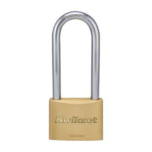 Candado Cobre Sólido 50mm Grillete Largo Kwikset