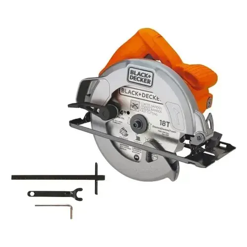 Sierra Circular 7 1/4" (184mm) 1500W Corte en 90° 62mm Black + Decker - CS1024-B2C