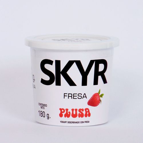 Yogurt Skyr PLUSA Sabor Fresa Pote 180g
